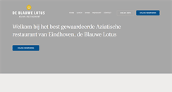 Desktop Screenshot of deblauwelotus.nl