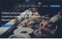 Tablet Screenshot of deblauwelotus.nl